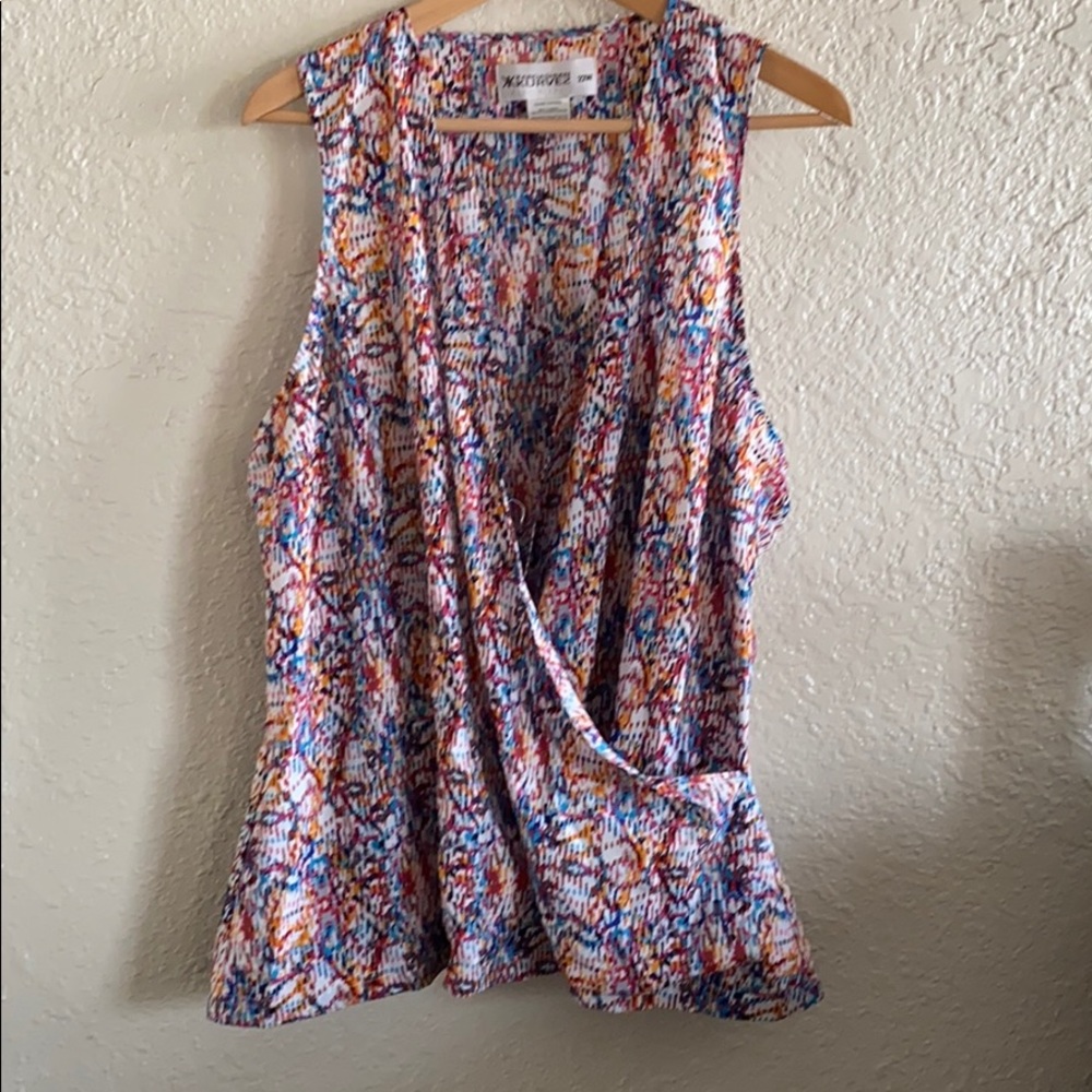 Kardashian Kurves | blouse multiple color pattern